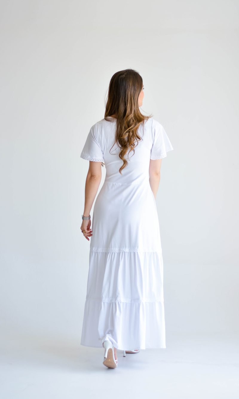 vestido rebeca branco
