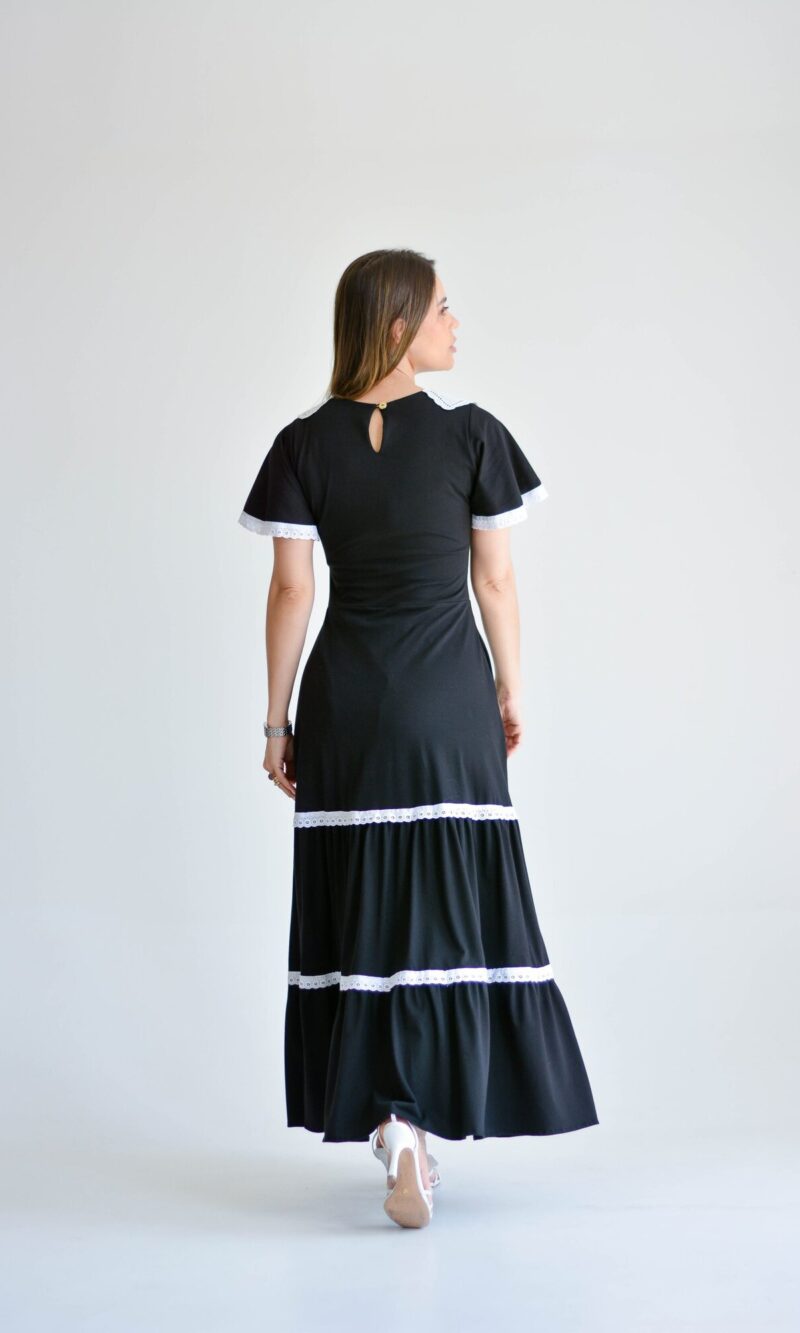 vestido rebeca preto vestido rebeca preto