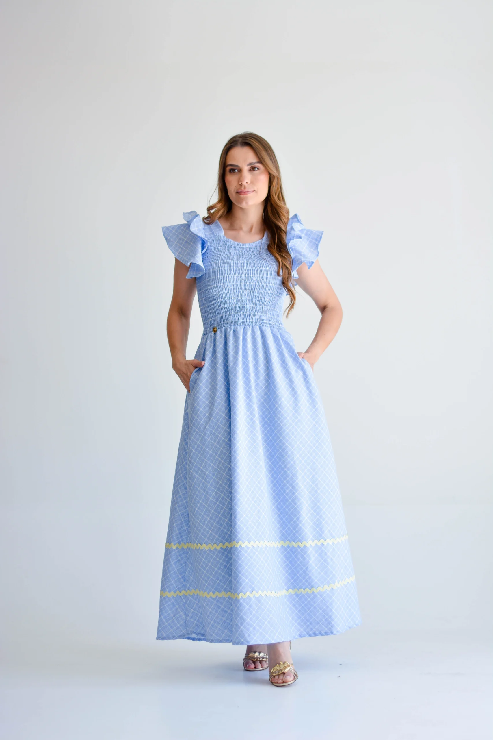 Vestido Janice Azul