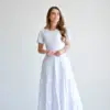 vestido rebeca branco