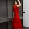 vestido malta vermelho