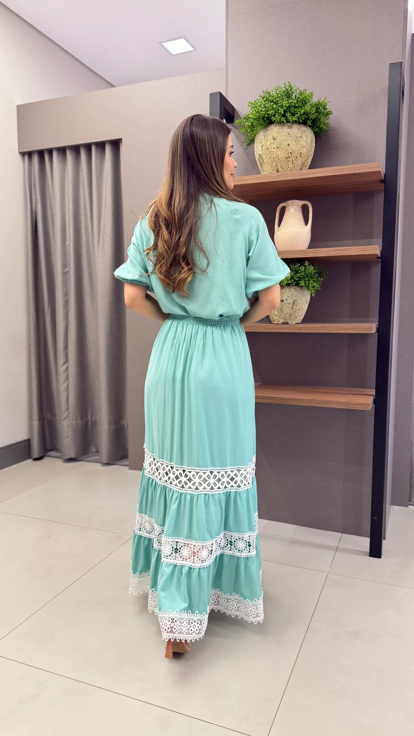 Conjunto Eloá Verde Água