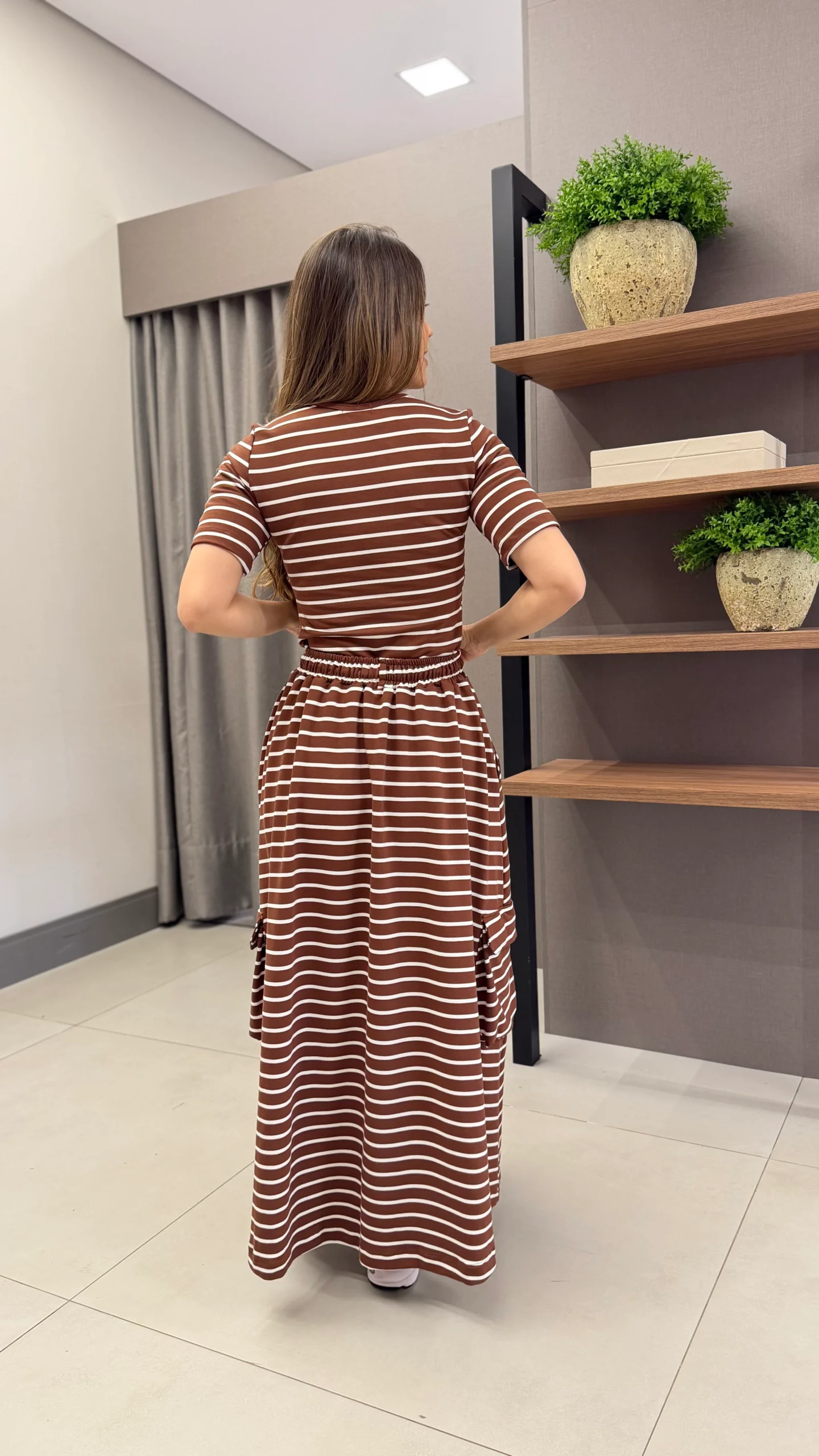Conjunto Mirian Marrom