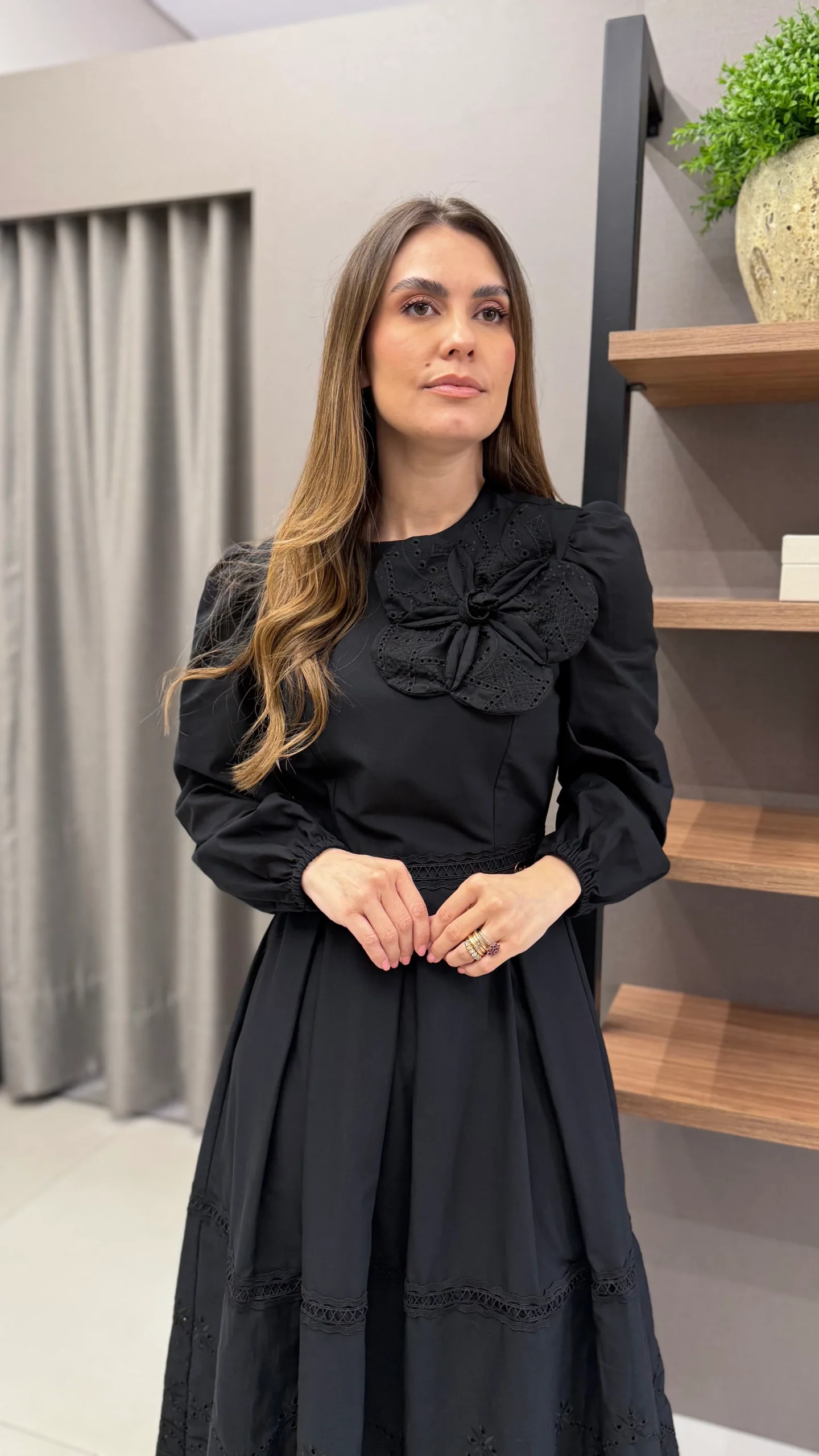 Vestido Paola Preto