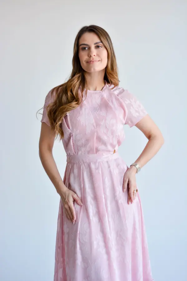 vestido selma rosê