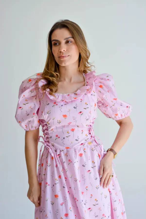 vestido mirela rosa