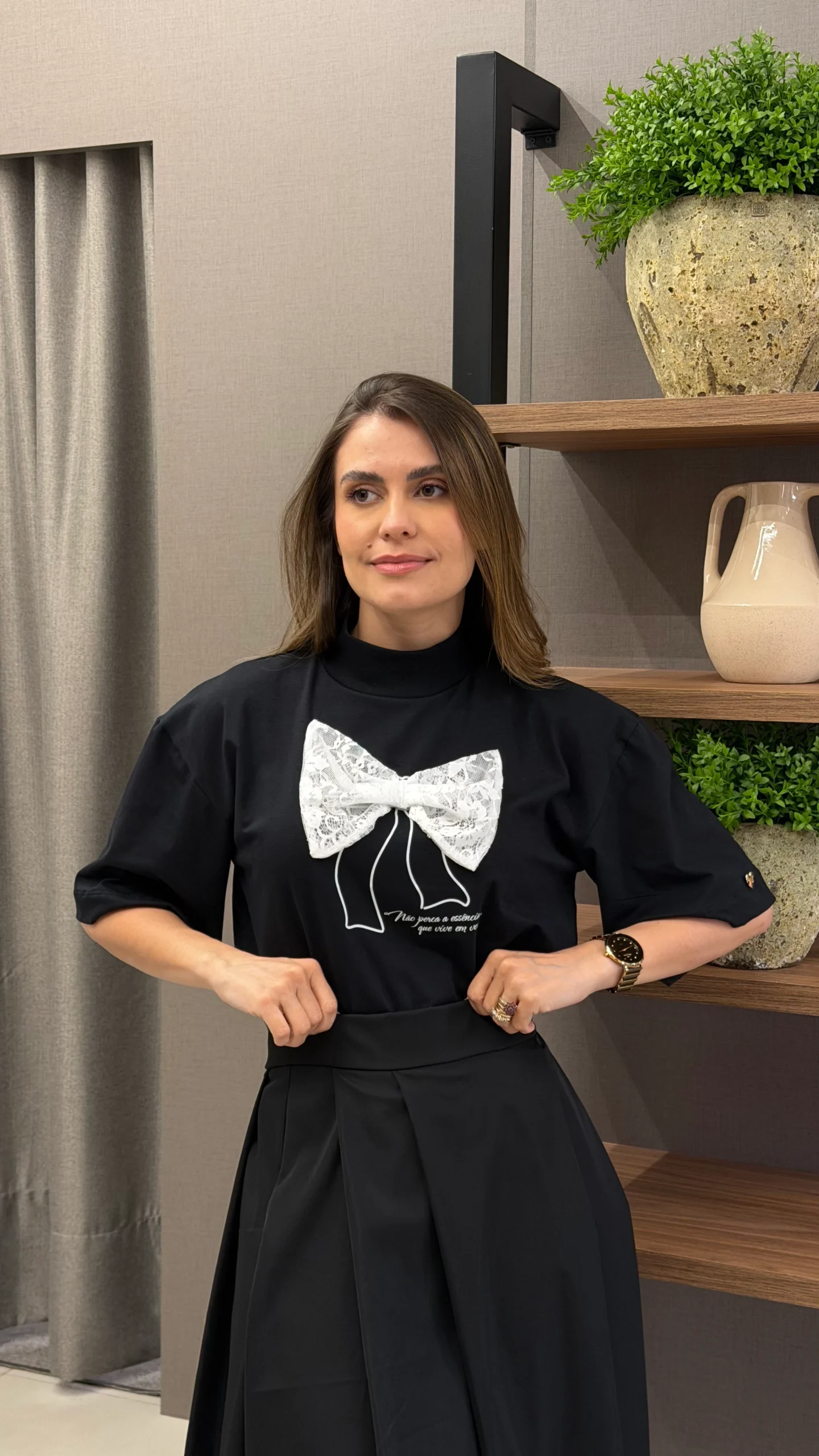 Blusa Quédima Preta
