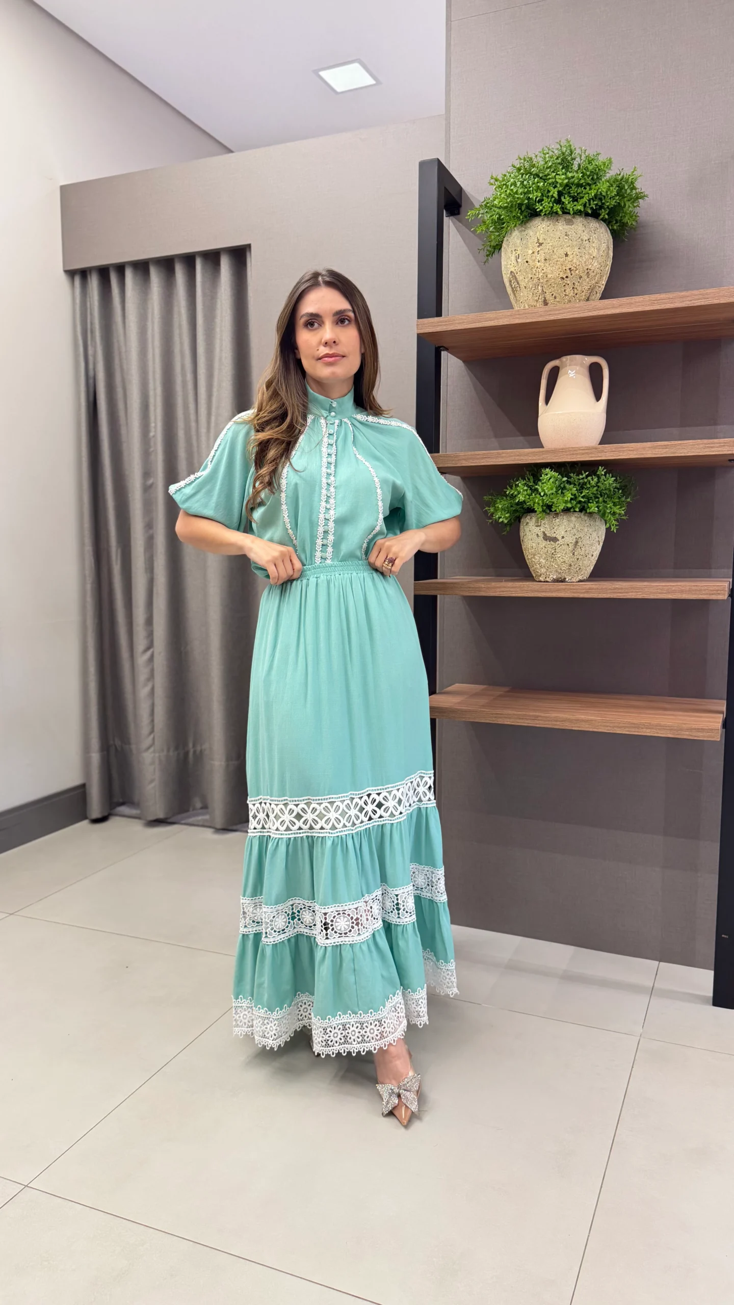 Conjunto Eloá Verde Água