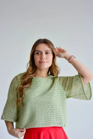 blusa tânia verde