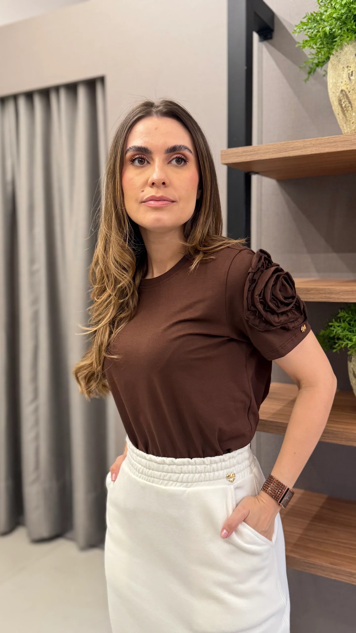 Blusa Suzi Marrom