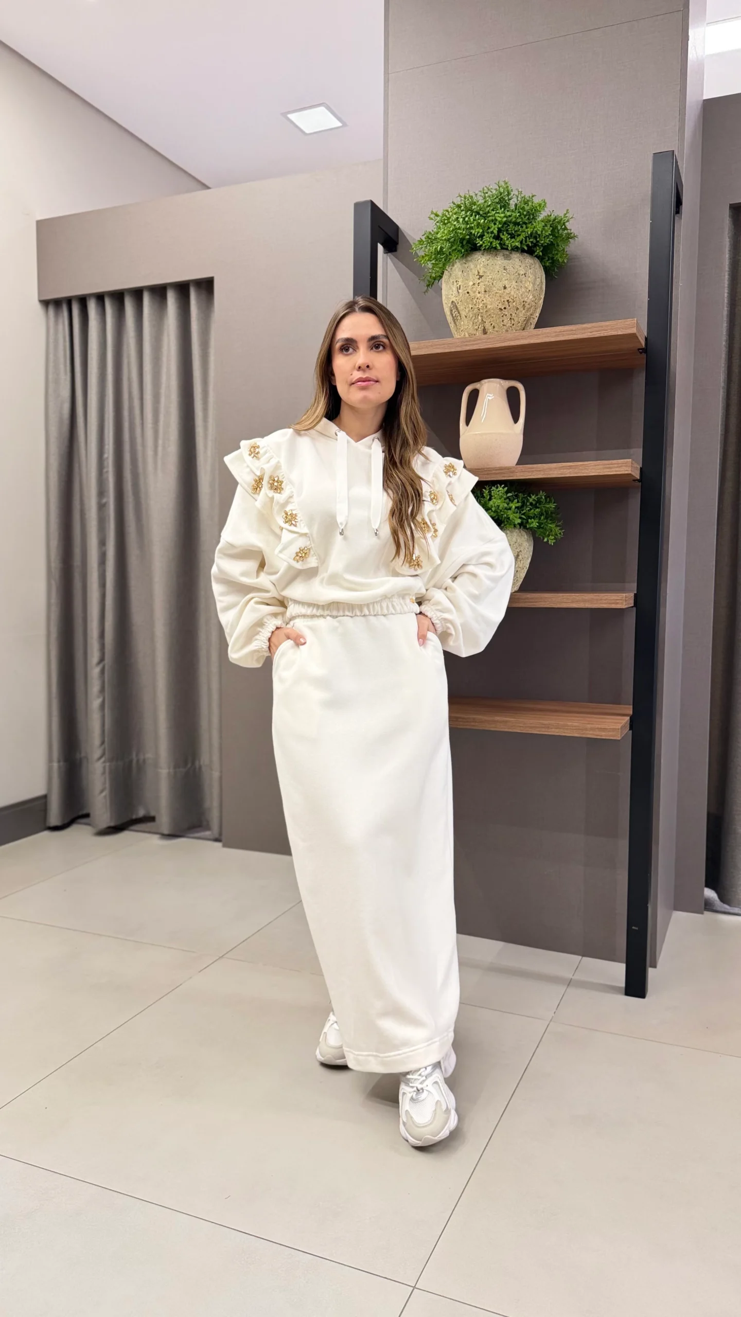 Conjunto Geneci Off White