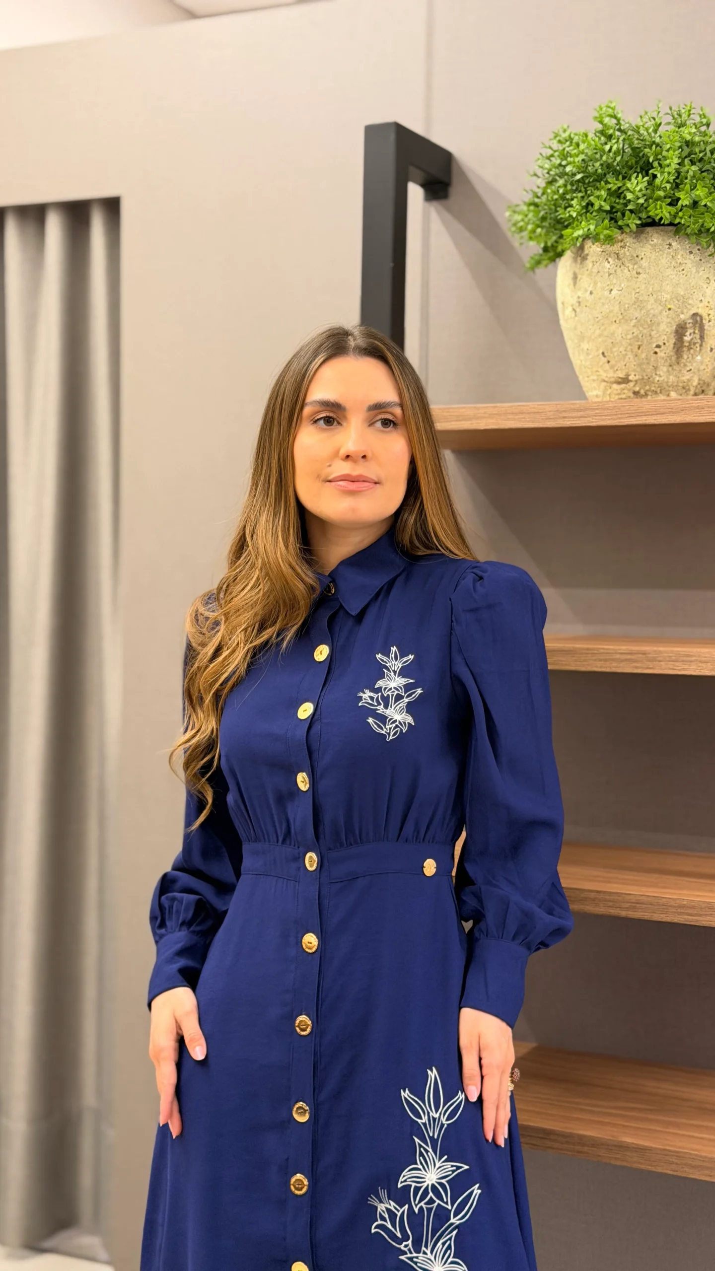 Vestido Angélica Azul