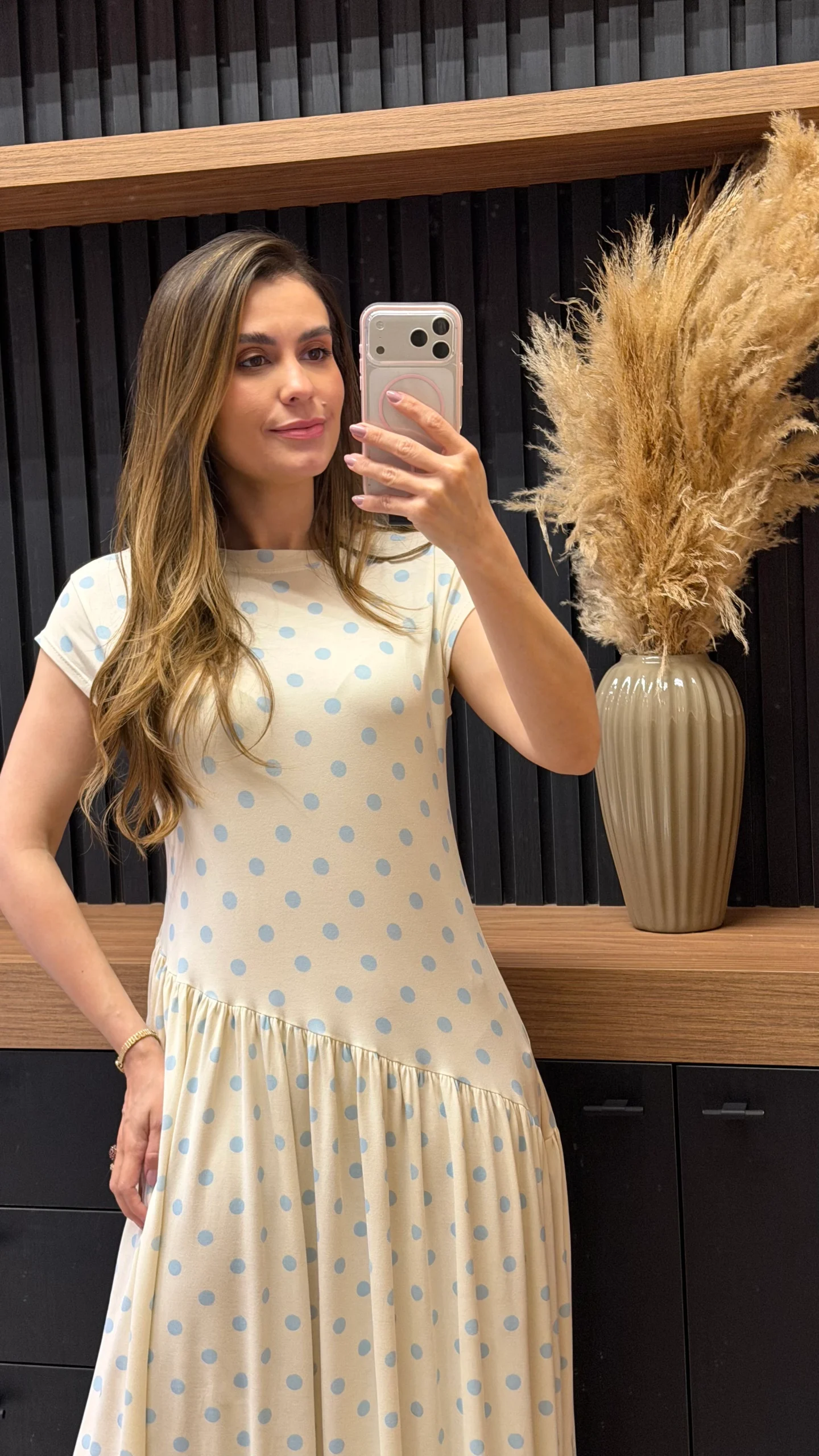Vestido Malha Azimetrico Poa