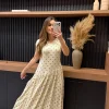 Vestido Malha Azimetrico Poa
