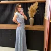 Saia Jeans Longa