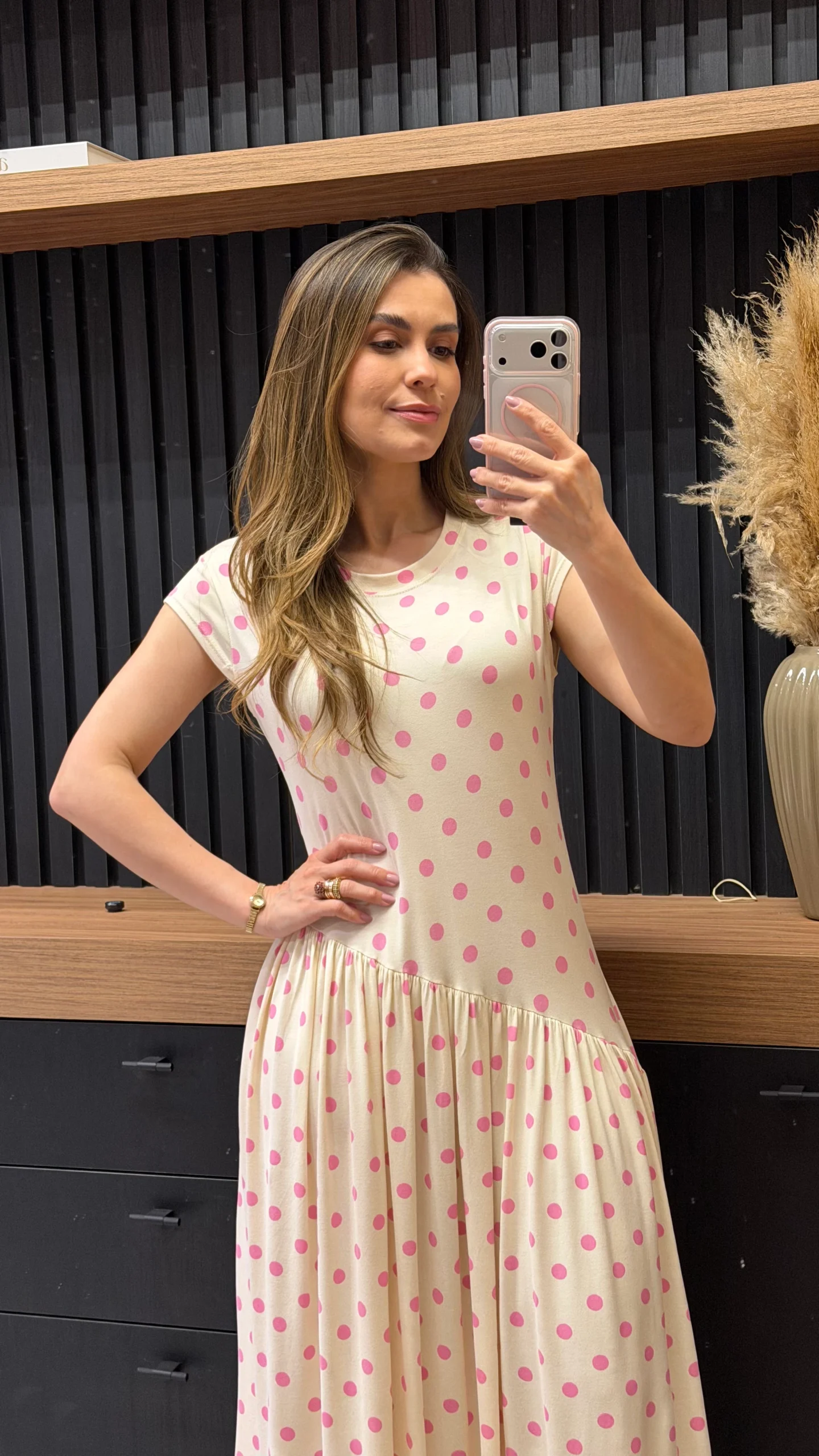 Vestido Malha Azimetrico Poa