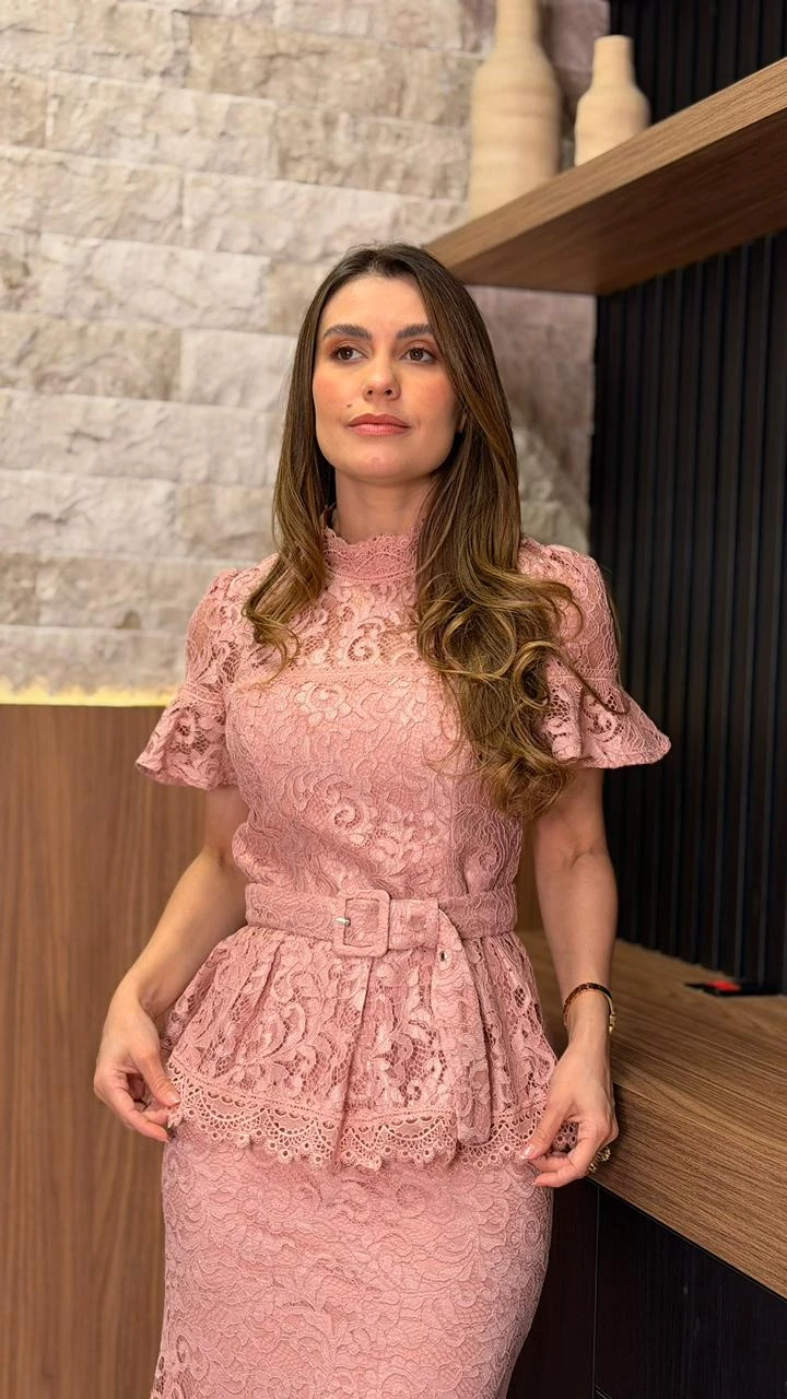 Conjunto Midi De Renda