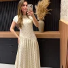 Vestido Malha Azimetrico Poa